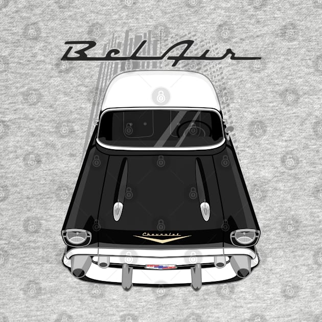 Chevrolet Bel Air 1957 - black and white by V8social